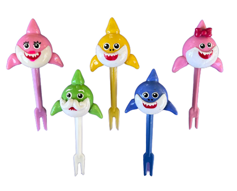 Baby Shark Handmade Food Picks