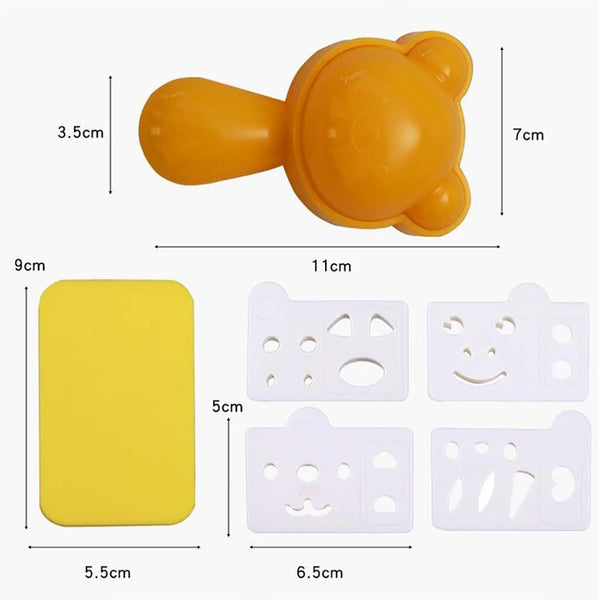 Bear Rice Mould Set