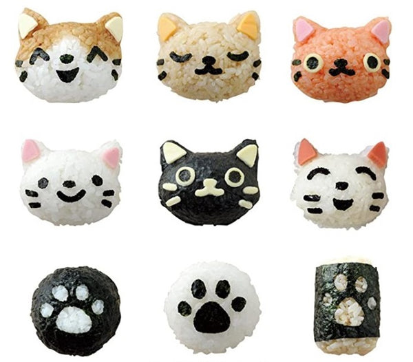 Mini Cat Rice Cat Rice Mould Set – My Munchbox