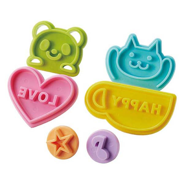 Happy Bear Bento Sandwich Stamp Set Munchbox bento sandwich cutter 