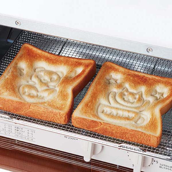 Happy Bear Bento Sandwich Stamp Set Munchbox bento sandwich cutter 