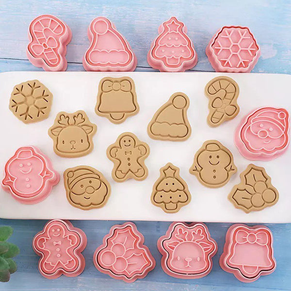 Christmas Cutter & Stamp Set B