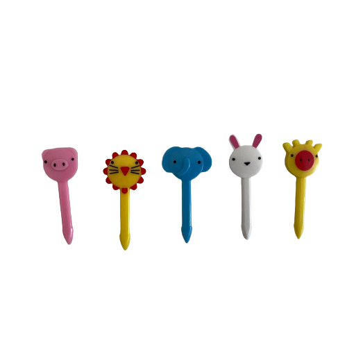 Five Animals Food Picks - Set A