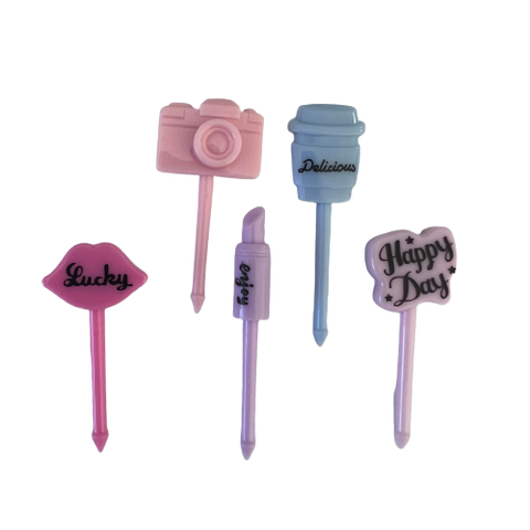 Happy Girl Food Picks