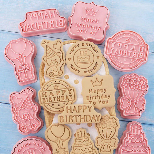 Happy Birthday Cutter & Stamp Set