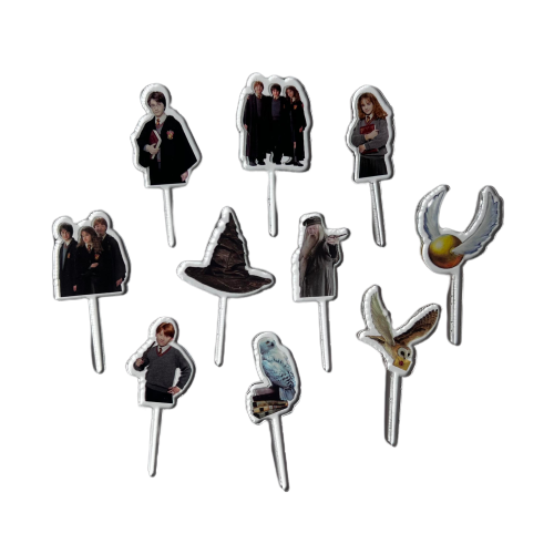 Harry Potter Hogwarts Acrylic Food Picks