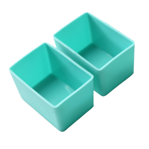 MUNCH CUPS - Aqua Rectangle