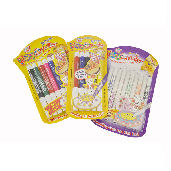 Foodoodlers Edible Markers - 10 Fine Tip Colours