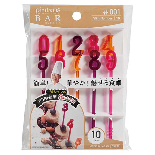 Numbers Long Food Picks #1