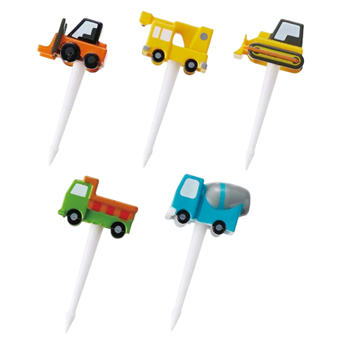 Little Construction Vehicles Food Picks