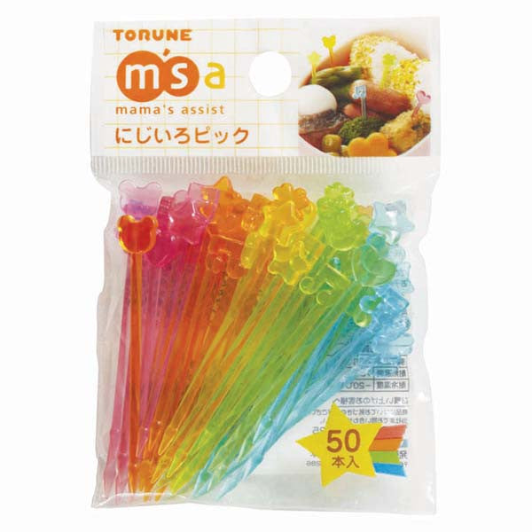Rainbow Bento Food Picks