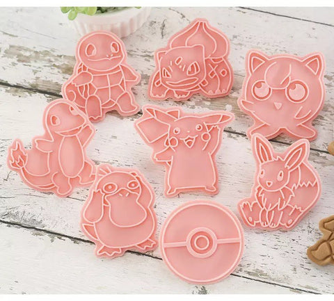 Pokemon Body Cutter & Stamp Set