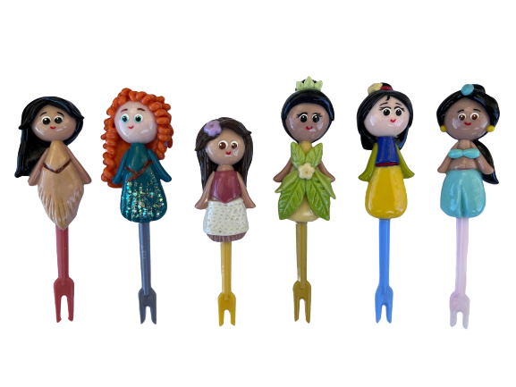 Princess Handmade Food Picks (set 2)