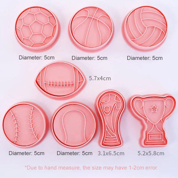 Sport Balls Cutter & Stamp Set