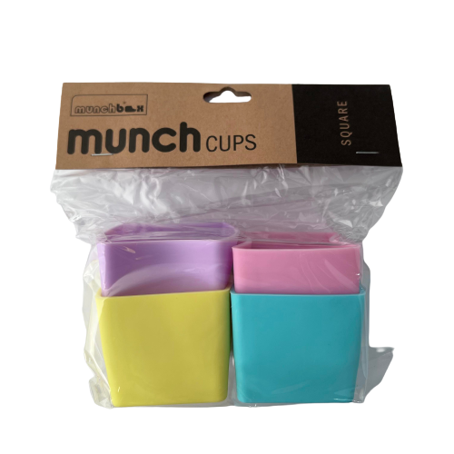 MUNCH CUPS - Pastel Squares (4 pieces)