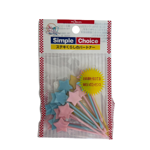 Pastel Stars Food Picks