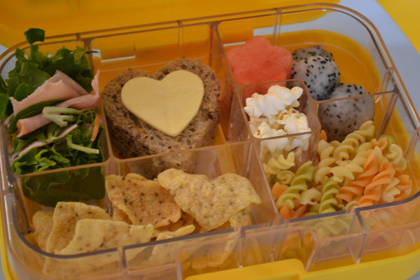 Munchbox Munch box bento bentobox maxi maxi6  Yumbox Yellow Sunshine