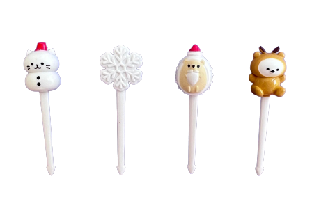Christmas Snowflake Food Picks