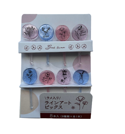 Flowers Food Picks - Set A