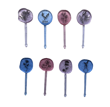 Flowers Food Picks - Set A