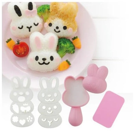 Rabbit Rice Mould Set