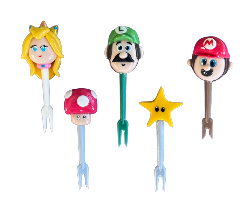 Super Mario Brothers Handmade Food Picks